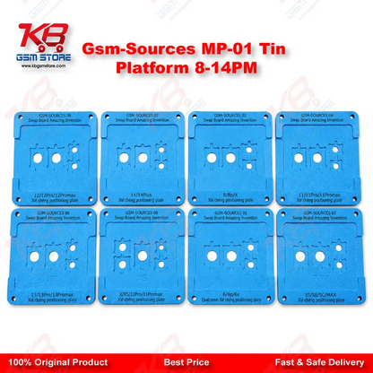 GSM-Sources MP-01 Magnetic Tin Planting Platform for iPhone 8 to 14 Pro Max Middle Layer
