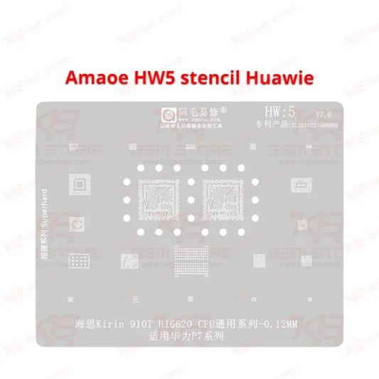 HUAWEI HW5 Stencil AMAOE