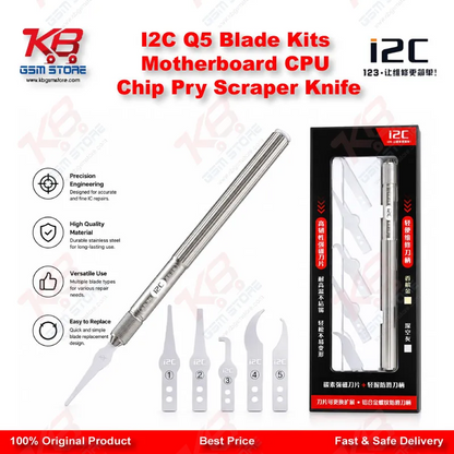 I2C Q5 Blade Kits Motherboard CPU Chip Pry Scraper Knife