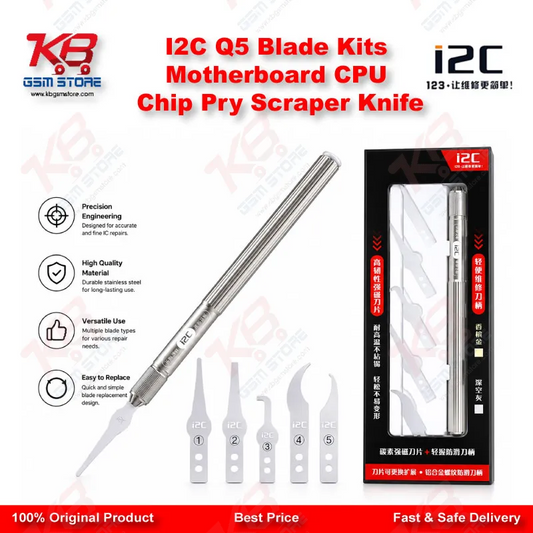I2C Q5 Blade Kits Motherboard CPU Chip Pry Scraper Knife