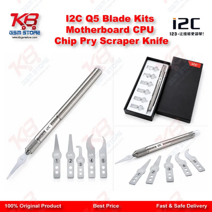 I2C Q5 Blade Kits Motherboard CPU Chip Pry Scraper Knife