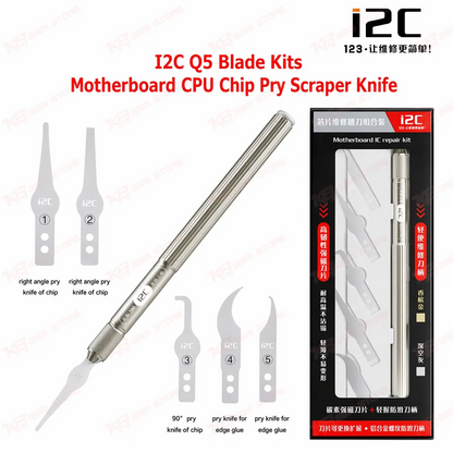 I2C Q5 Blade Kits Motherboard CPU Chip Pry Scraper Knife