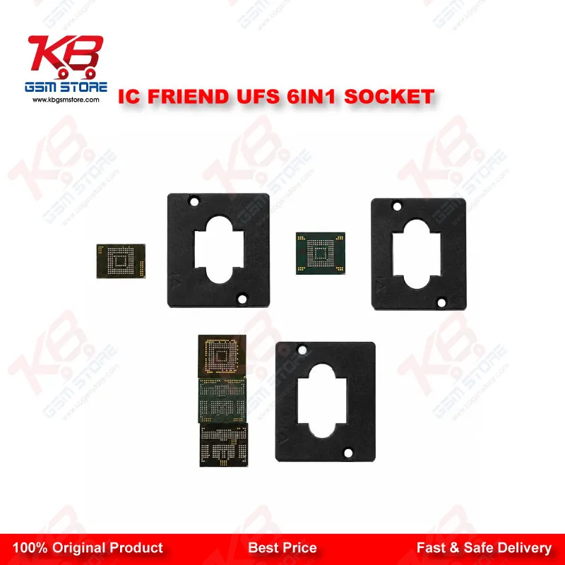 IC Friend UFS 6in1 Socket – BGA153/254/297 Adapter for Easy JTAG Plus Box