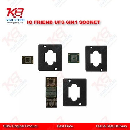 IC Friend UFS 6in1 Socket – BGA153/254/297 Adapter for Easy JTAG Plus Box