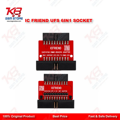 IC Friend UFS 6in1 Socket – BGA153/254/297 Adapter for Easy JTAG Plus Box
