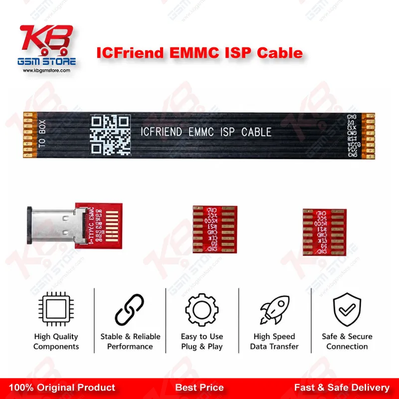 ICFriend EMMC UFS ISP Cable Kit – 2/3/4/6-in-1 Modify FPC Cable for EasyJtag