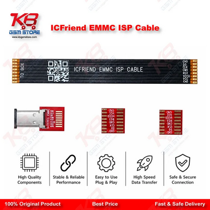 ICFriend EMMC UFS ISP Cable Kit – 2/3/4/6-in-1 Modify FPC Cable for EasyJtag
