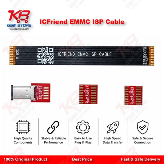 ICFriend EMMC UFS ISP Cable Kit – 2/3/4/6-in-1 Modify FPC Cable for EasyJtag