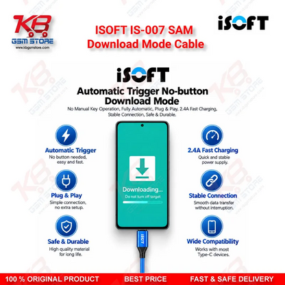 ISOFT IS-007 SAM Download Mode Cable – Samsung Engineering Repair Tool