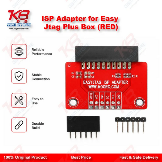 ISP Adapter for Easy Jtag Plus Box (RED)