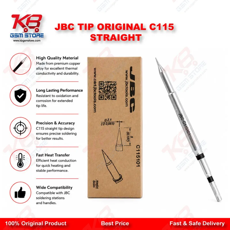 JBC TIP ORIGINAL C115 STRAIGHT