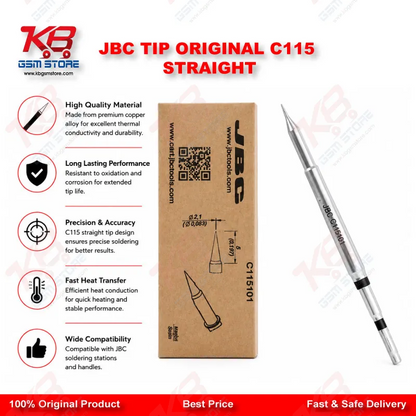 JBC TIP ORIGINAL C115 STRAIGHT