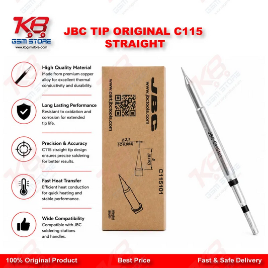 JBC TIP ORIGINAL C115 STRAIGHT