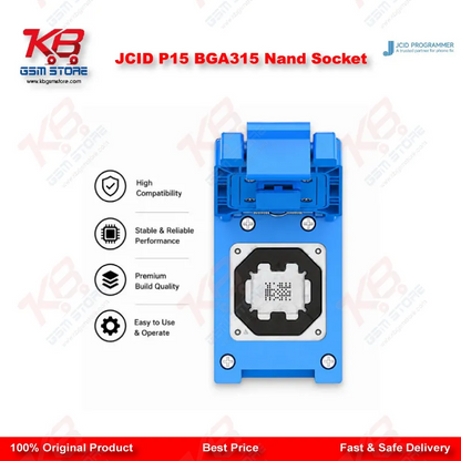 JCID P15 BGA315 Nand Socket