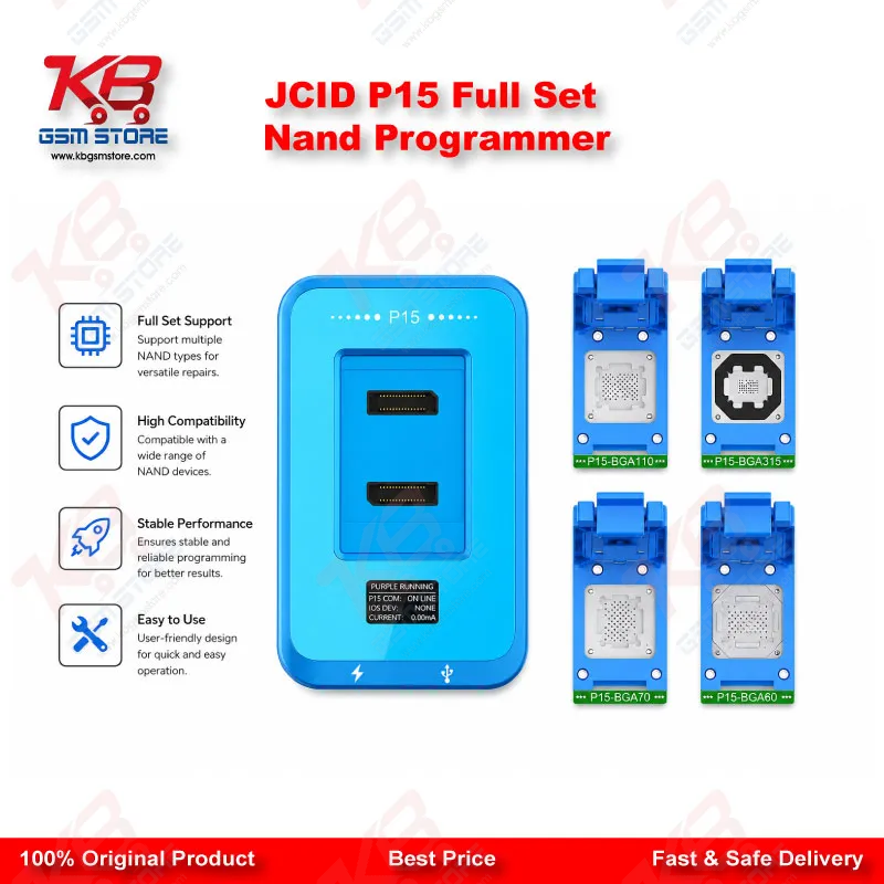 JCID P15 Full Set Nand Programmer