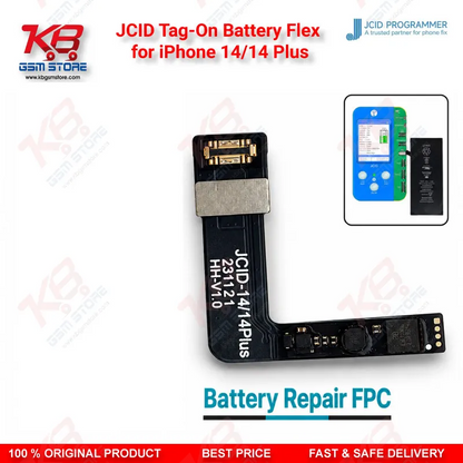 JCID Tag-On Battery Flex for iPhone 14/14 Plus