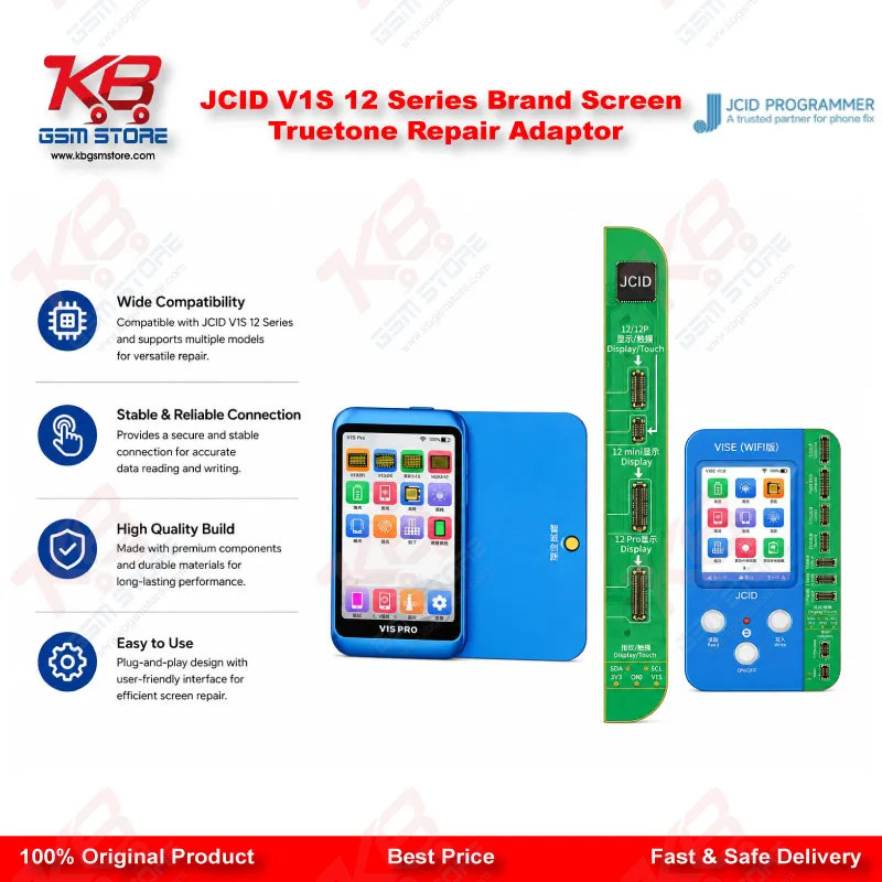 JCID V1S 12 Series Brand Screen Truetone Repair Adaptor