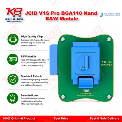 JCID V1S Pro BGA110 Nand R&W Module