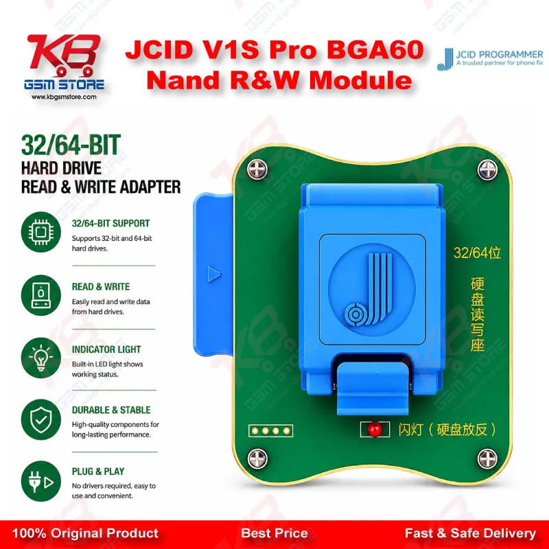 JCID V1S Pro BGA60 Nand R&W Module