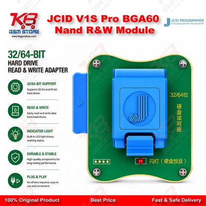 JCID V1S Pro BGA60 Nand R&W Module