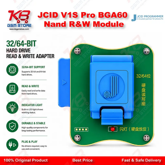 JCID V1S Pro BGA60 Nand R&W Module