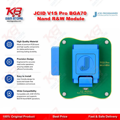 JCID V1S Pro BGA70 Nand R&W Module
