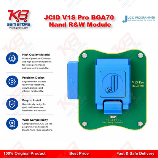 JCID V1S Pro BGA70 Nand R&W Module