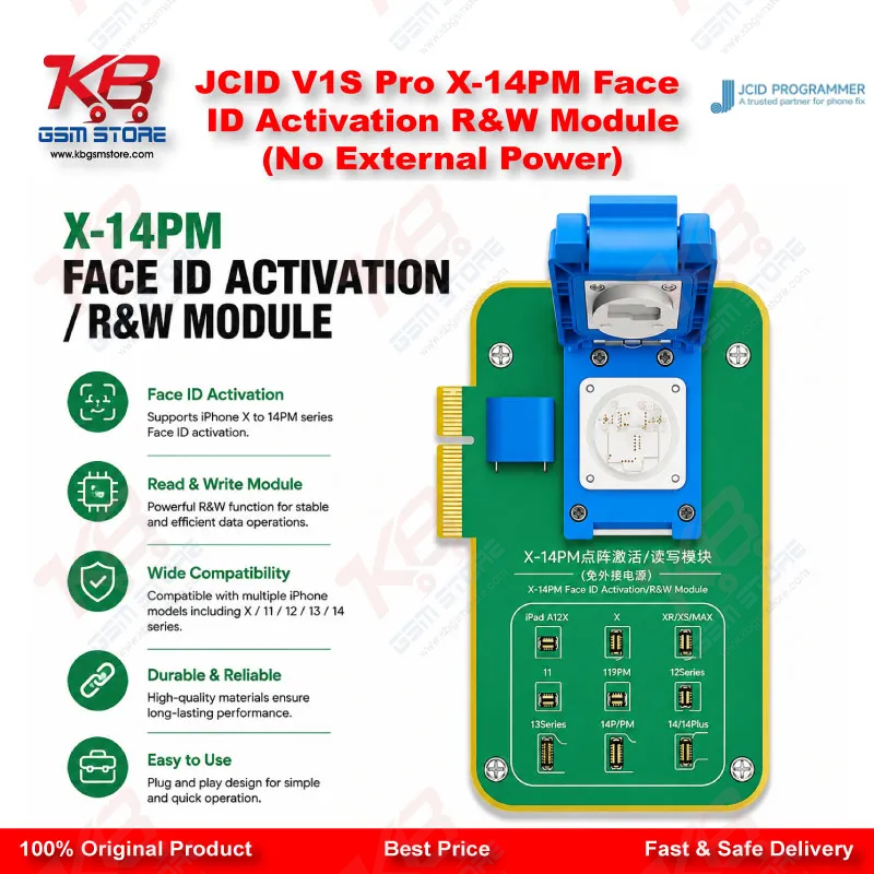 JCID V1S Pro X-14PM Face ID Activation R&W Module (No External Power)