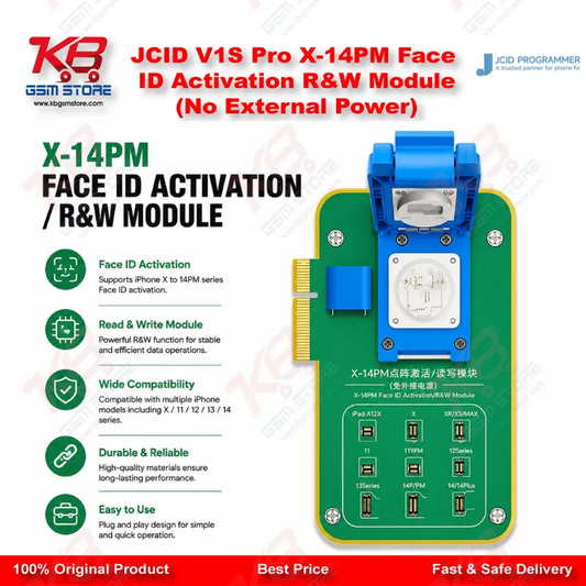 JCID V1S Pro X-14PM Face ID Activation R&W Module (No External Power)