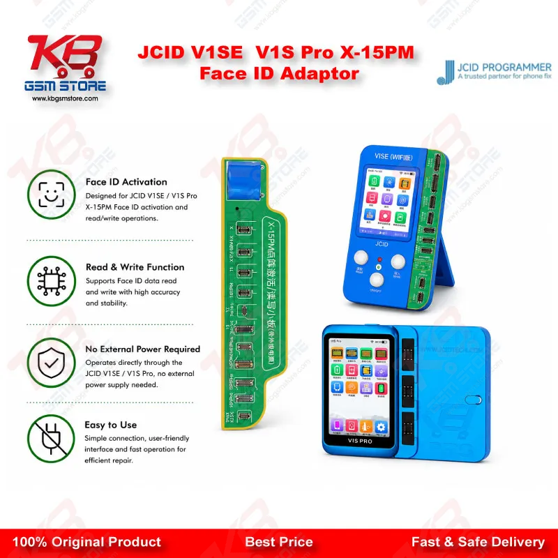 JCID V1SE / V1S Pro X-15PM Face ID Adaptor