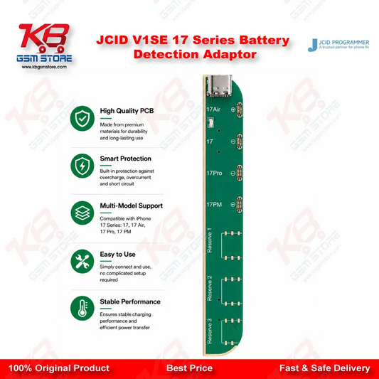JCID V1SE 17 Series Battery Detection Adaptor for iPhone 17 Series Repair