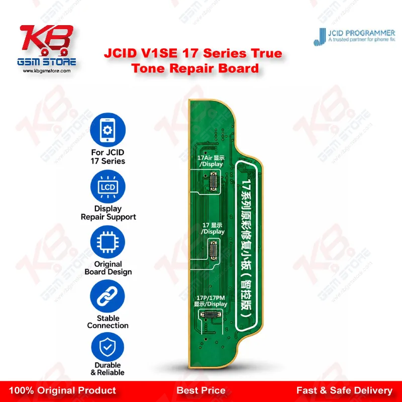 JCID V1SE 17 Series True Tone Repair Board | iPhone 17 Pro Max True Tone Fix Pakistan