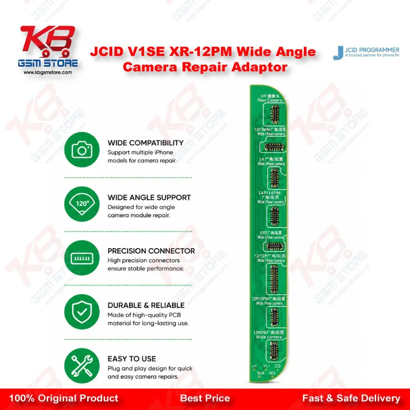 JCID V1SE XR-12PM Wide Angle Camera Repair Adaptor