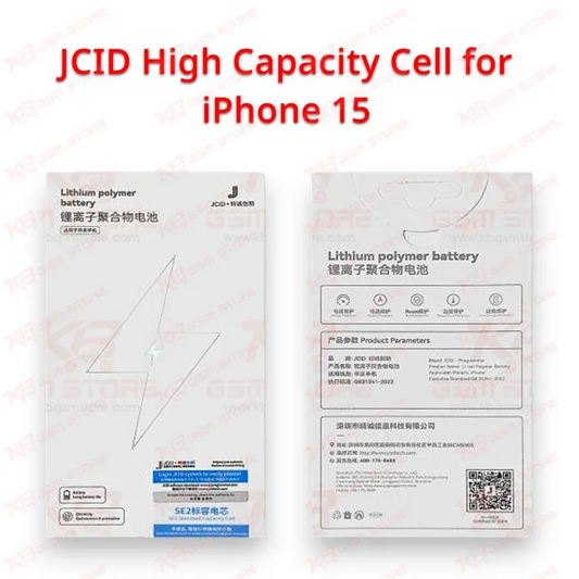 JCID High Capacity Cell for iPhone 15