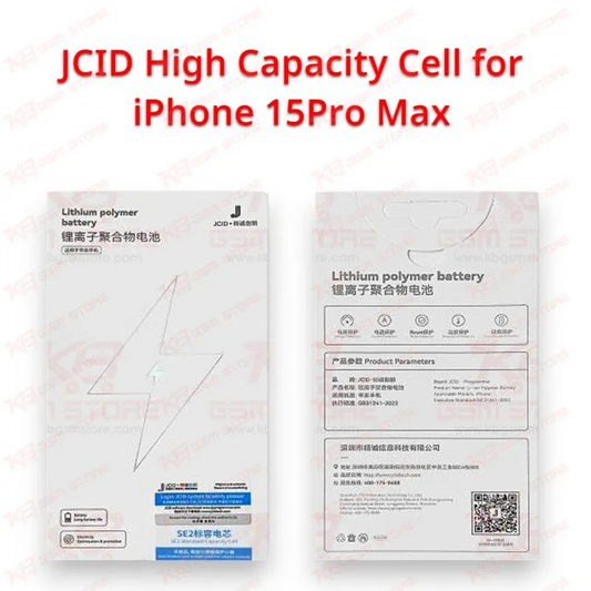 JCID High Capacity Cell for iPhone 15Pro Max