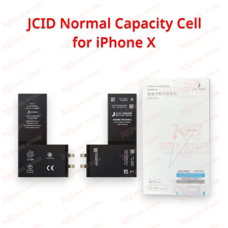 JCID Normal Capacity Cell for iPhone X