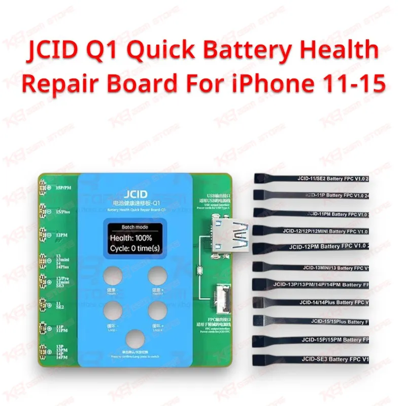 JCID Q1 Quick Battery Health Repair Board For iPhone 11-15