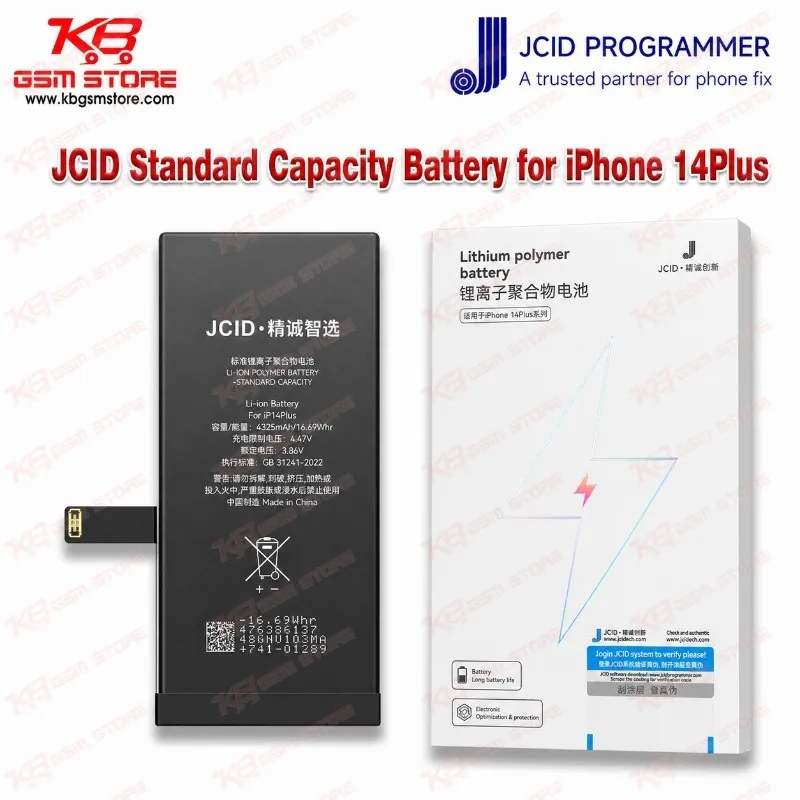 JCID Standard Capacity Battery for iPhone 14Plus