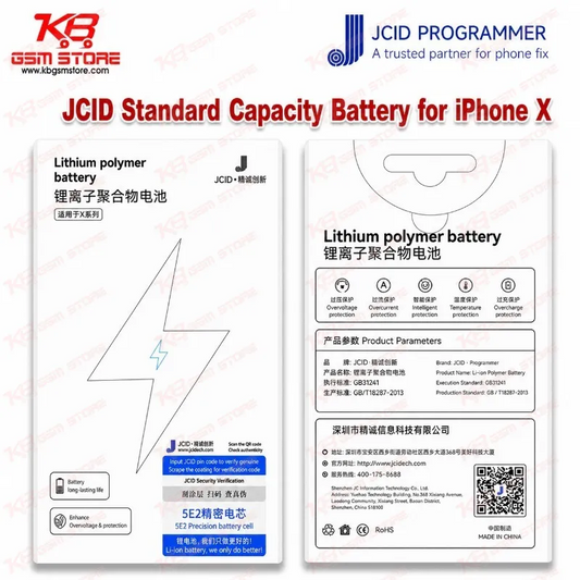 JCID Standard Capacity Battery for iPhone X