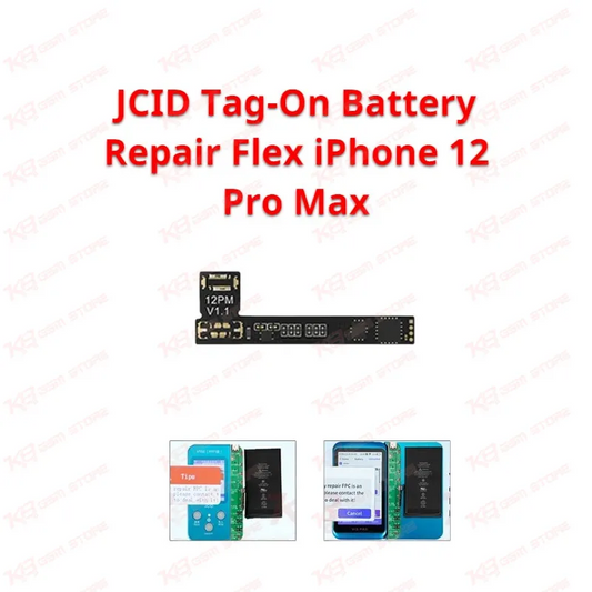 JCID Tag-On Battery Repair Flex iPhone 12 Pro Max