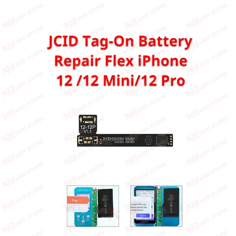JCID Tag-On Battery Repair Flex iPhone 12 /12 Mini/12 Pro