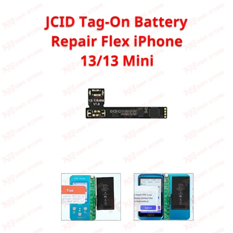 JCID Tag-On Battery Repair Flex iPhone 13/13 Mini