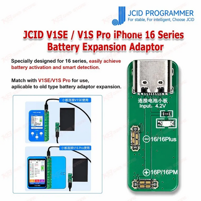 JCID V1SE / V1S Pro iPhone 16 Series Battery Expansion Adaptor