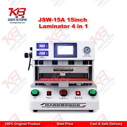 JSW-15A 15 Inch Multi-Function Laminator – Tablet & Mobile LCD Lamination Machine 4 in 1