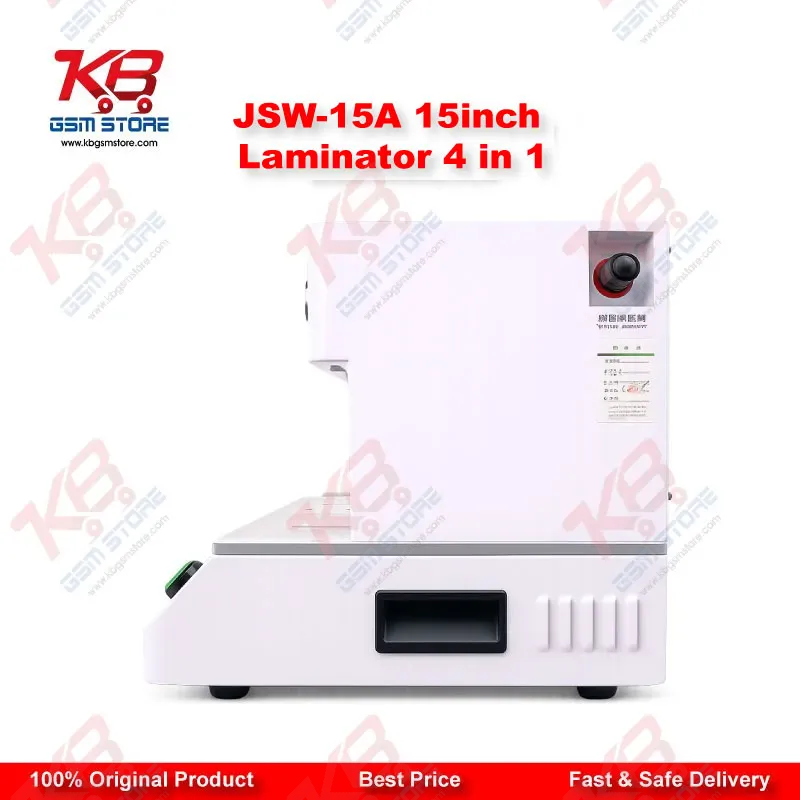 JSW-15A 15 Inch Multi-Function Laminator – Tablet & Mobile LCD Lamination Machine 4 in 1