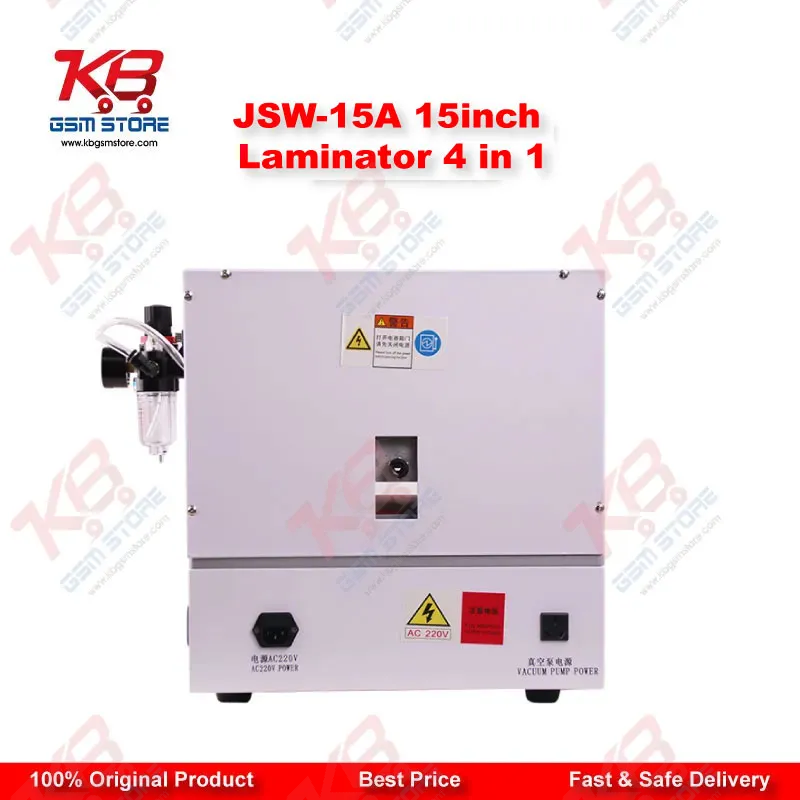 JSW-15A 15 Inch Multi-Function Laminator – Tablet & Mobile LCD Lamination Machine 4 in 1