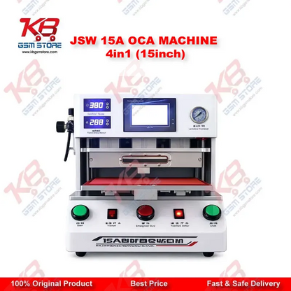 JSW-15A 15 Inch Multi-Function Laminator – Tablet & Mobile LCD Lamination Machine 4 in 1