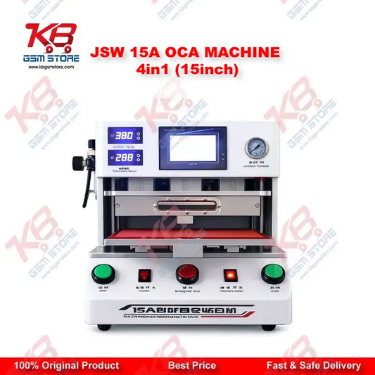 JSW-15A 15 Inch Multi-Function Laminator – Tablet & Mobile LCD Lamination Machine 4 in 1