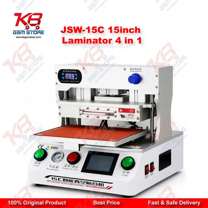 JSW-15C 15 Inch OCA Lamination Machine for Mobile Phone and Tablet Screens 4 in 1