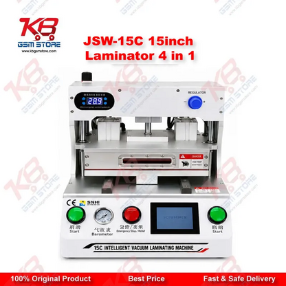 JSW-15C 15 Inch OCA Lamination Machine for Mobile Phone and Tablet Screens 4 in 1
